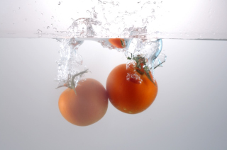 Obst in Wasser / Fruit in water